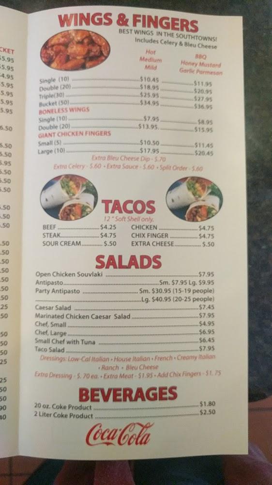 Anjon's Pizzeria Menu image 3